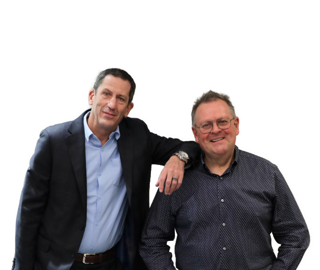 Carl White and Jim Reed together